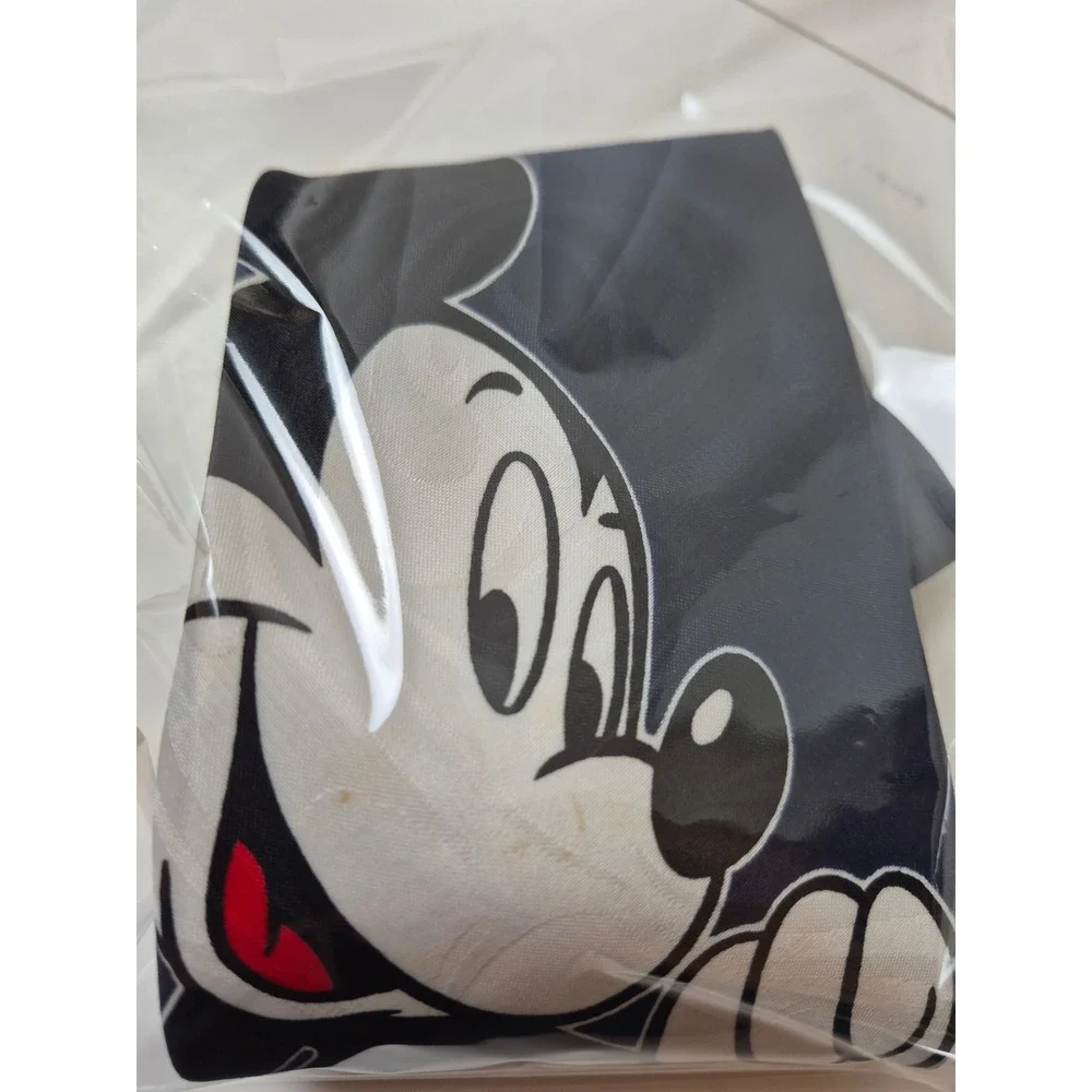 Vtg Disney Mickey Unlimited Navy Blue Mickey Mouse Graphic Necktie Balancine Inc